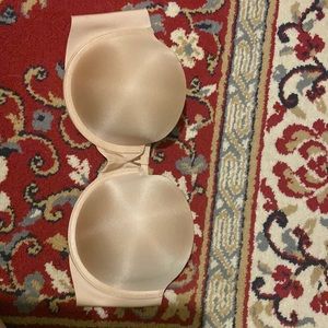 VS nude 36B strapless bra